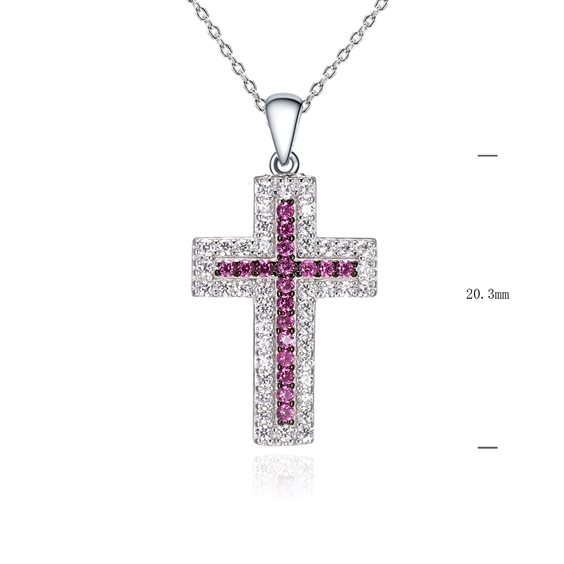Collana Evideence Donna in Argento Rubino EVCL05003300 - EVCL05003300